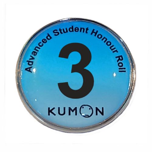 KUMON Advanced Student 3 blue 27mm Round